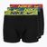 Boxer da uomo Nike Dri-Fit Essential Micro 3 pairs blklightcrimson/ brightcitron/evergreenaur