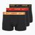 Uomo Nike Everyday Cotton Stretch Trunk boxer 3 paia blk/university red/wheat gold/nero high shine wb