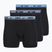 Boxer da uomo Nike Essential Cotton Stretch 3 pairs blue dawn