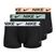 Boxer da uomo Nike Dri-FIT Trunk 3 paia liquirizia
