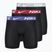 Boxer da uomo Nike Essential Micro 3 pairs black/sapphire/wolf grey/team crimson