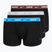 Boxer da uomo Nike Cotton Stretch Trunk 3 pack open black