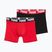 Boxer da uomo PUMA Everyday Basic 2 pairs red/black