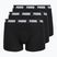 Boxer da uomo PUMA Everyday 3 pairs black