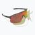 Occhiali da sole Rogelli Ventro Polarized grigio/bordeaux/rosso revo