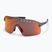 Occhiali da sole Rogelli Ventro Polarized grigio/bordeaux/rosso revo