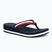 Tommy Hilfiger infradito donna Corp Mid Wedge Beach Sandal blu spaziale