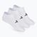 Calzini da uomo SKECHERS Microfiber Non Terry No Show 3 paia white traditional