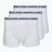 Boxer uomo KARL LAGERFELD Logo Trunk 3 paia white