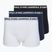 Boxer uomo KARL LAGERFELD Logo Trunk 3 paia black/white/navy