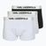 Boxer uomo KARL LAGERFELD Elastic Trunk confezione da 3 black/white/grey