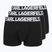 Boxer uomo KARL LAGERFELD Bold Elastic Trunk 3 paia black