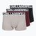 Boxer uomo KARL LAGERFELD Bold Elastic Trunk 3 paia windsor/black/ash