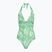 Tommy Hilfiger costume intero donna Halter One Piece Rp Stampa floreale tropicale aop fort verde