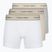 Boxer da uomo Calvin Klein LV00NB4447 Brief 3 pairs oyster gray/grey heather/white