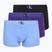 Boxer da uomo Calvin Klein LV00NB4472 Trunk 3 pairs black w/blue river fog/blue river