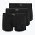 Boxer da uomo Calvin Klein LV00NB4472 Trunk 3 pairs black