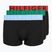 Boxer da uomo Tommy Hilfiger Trunk WB Cooling Technology 3 steam tra rd/brz blue/jde wnk