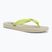 Infradito da donna Tommy Jeans Logo Summer white clay/lime essence