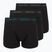 Boxer da uomo Calvin Klein 0000U2662G Trunk 3 pairs of black bodies and wbs with driftwood