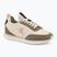 Scarpe da donna Calvin Klein YW0YW02060 Retro Runner Sock Laceup Mix Mat turtledove/spanish villa/bordeaux