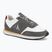 Scarpe da uomo Calvin Klein HM0HM02212 Retro Runner Bans Leather Suede granite gray/white/rhubarb