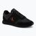 Scarpe da uomo Calvin Klein HM0HM02212 Retro Runner Bans Leather Suede triple black/adrenaline rush
