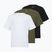 T-shirt da uomo Calvin Klein LV00NB4185 Crew Neck black w/ white emb/white w/ black e