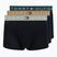 Boxer da uomo Tommy Hilfiger Trunk WB 3 pack nb//saf canvas/mnty grey/deep spru