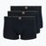 Boxer da uomo Tommy Hilfiger Trunk 3 pack navy blue/navy blue/navy blue