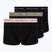 Boxer da uomo Tommy Hilfiger Trunk WB 3 pack utility sage/black/bonita pink