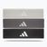 Set di bande di resistenza in gomma adidas 3 pezzi nero/grigio/bianco