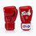 Guanti da boxe Fairtex Super Sparring - Pollice bloccato rosso