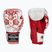 Guantoni da boxe Top King Boxing Dragon rosso/bianco