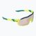 Occhiali da sole Nike Show X Rush opaco volt/cromo a specchio