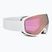 Occhiali da sci Atomic Revent HD bianco/rosa rame