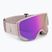 Maschera da sci Atomic Savor M Stereo gull gray/purple stereo