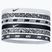 Fasce Nike stampate 6 pezzi bianco