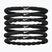 Elastici per capelli Nike Flex 6 pezzi nero/nero/bianco