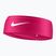Fascia Nike Dri-Fit Fury Classic rosa acceso/bianco/bianco
