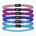 Elastici per capelli Nike Flex 6 pezzi rosa elementare/bordeaux/bianco