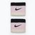 Polsini Nike Swoosh schiuma rosa/latte di cocco/nero