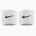 Fasce da polso Nike Swoosh Classic Wristbands 2 pz. white/black