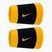Fasce da polso Nike Swoosh Classic Doublewide Wristbands 2 pezzi black/court purple university gold