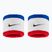 Polsini Nike Swoosh Classic Wristbands 2 pezzi game royal/university red/black