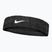 Fascia per capelli in spugna Nike Swoosh Classic Headband black/white