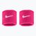 Fasce da polso Nike Swoosh Classic Wristbands 2 pz. vivid pink/white