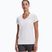 Maglietta da allenamento Under Armour Tech SSV da donna - Bianco pieno/argento metallico