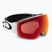 Oakley Flight Deck M bianco opaco/prizm snow torch iridium occhiali da sci