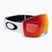Oakley Flight Deck L bianco opaco/prizm snow torch iridium occhiali da sci